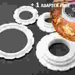 Screw adapter for arenas/basins for formicaria