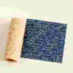 Shattered Slate Roof Texture Roller STL File no.2 – Seamless Texture Roller for Clay, Pottery, Fondant and Crafts