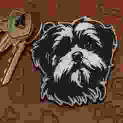 Shih Tzu keychain