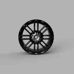 Six holes weel 1:24 scale for 3d printing