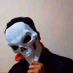 Skull Mask STL – 3D Printable Face Mask for Cosplay, Halloween, Costume, Horror, Skeleton Theme