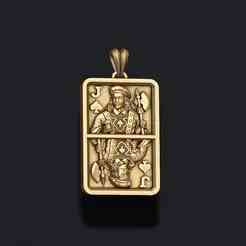 Spade Jack playing card pendant light 3D print model