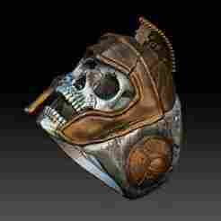 Spartan Skull Ring – 3D STL Model