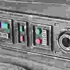 Star wars inspired panel with buttons and port