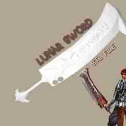 STL Files | Metin2 Lunar Sword ( Mondschwert ) - weapon for cosplay / prop weapon
