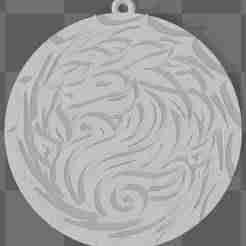 Stylized Dragon Keychain