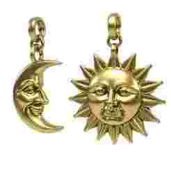 Sun and Moon pendants