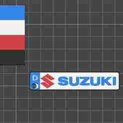 SUZUKI Keychain with logo CUSTOMAZABLE