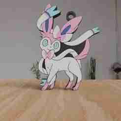 Sylveon- Key ring 2D
