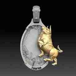 Taurus Zodiac Pendant  (3 Versions)