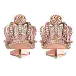 The King Crown Diamond Cufflink
