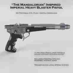 The Mandalorian Inspired Heavy Blaster