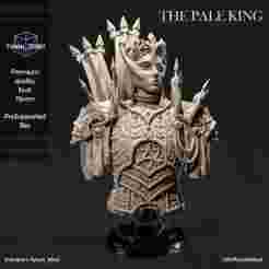 The Pale King - grimdark fantasy 75mm bust