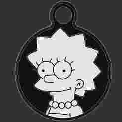 The Simpsons - Lisa Keyring