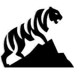 tiger wrapped around a mountain 5 - 2D/3D Wall Art STL+SVG For CNC Router, Plasma, Waterjet, Laser & 3D Printer