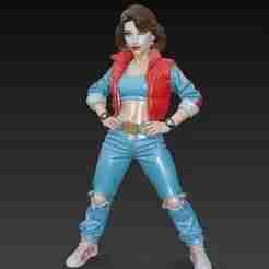 Time Jumper – Female Marty McFly Retro Heroine (Alt Version)