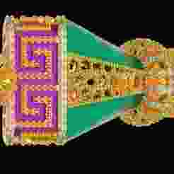 Tiraa Kada Oval Style Gold Bracelet