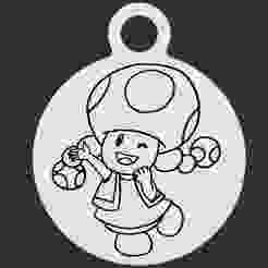 Toadette Keyring