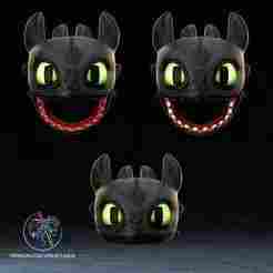 Toothless Mask 3D Printer STL File