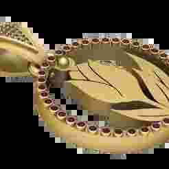 Tulip Pendant 3D Printable Model