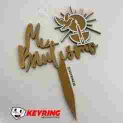 TUPPER MY BAPTISM POSTER CAKE