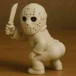 TWERKING BOOTY HOCKEY MASK KILLER - HALLOWEEN FIGURINE