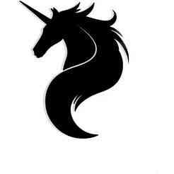 unicorn with its mane flowing into the shape of a crescent moon 3 - 2D/3D Wall Art STL+SVG For CNC Router, Plasma, Waterjet, Laser & 3D Printer