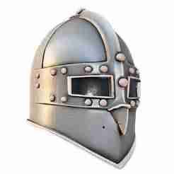 Viking-Inspired Crusader Helmet