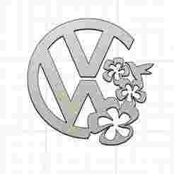 VW flowers logo
