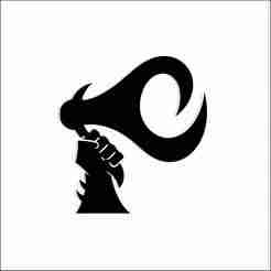 war horn with a dragon claw gripping the mouthpiece 1 - 2D/3D Wall Art STL+SVG For CNC Router, Plasma, Waterjet, Laser & 3D Printer