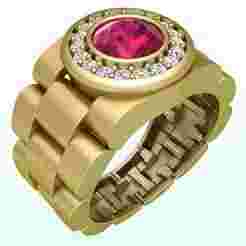 Watch Rings - Clock Ring - Mens Rings - N924722