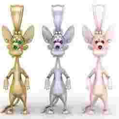 Whimsical Mouse Pendant