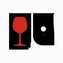 Wine Business Card Holder