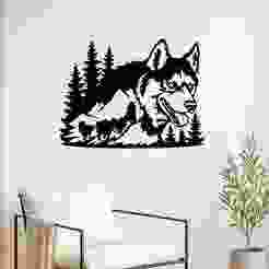 Wolf Mountain - Wall Art Onecolor