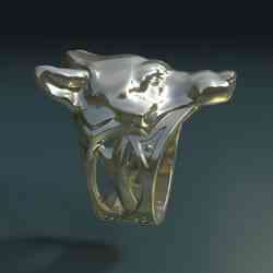 WOLF RING