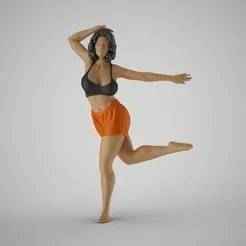 Woman Dancing at Home