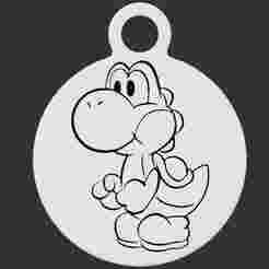 Yoshi Keyring