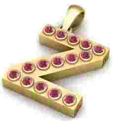 Z ALPHABETS GLD PENDANT  3d printable model