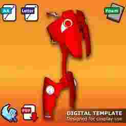 Zero Two - Darling in the franxx - Pepakura 3D Template