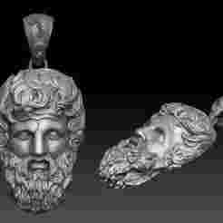Zeus Pendant – 3D Model STL