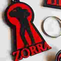 ZORRA - Key rings and PIN inspired by Spain's Eurovision Song 2024 by Nebulosa