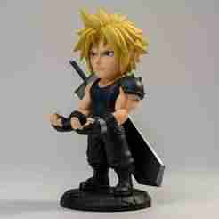 Cloud Strife Gamer Support - Final Fantasy VII | For Controllers and Mobile Phones