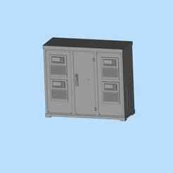 Large unit control box, machine control module, plant control box module 09 miniature scene model