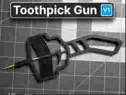 Toothpick gun