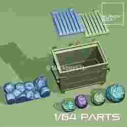 DUMPSTER DIORAMA PARTS 1-24 1-64TH SCALE