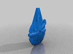 Millennium Falcon Yıldız Savaşları Sanat Kopyası