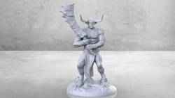 Lanetli Ork - Masaüstü Minyatür