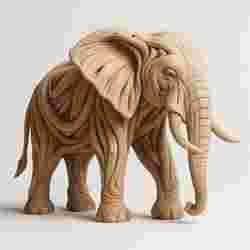 Elephant - Roots of Life – The Wooden Creatures