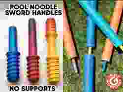 pool noddle sword handle