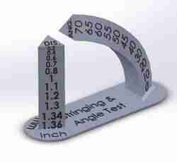 Çekme ve açı testi modeli